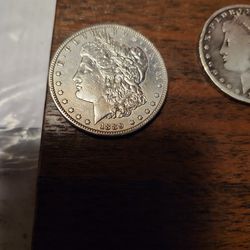 1889S Morgan silver dollar