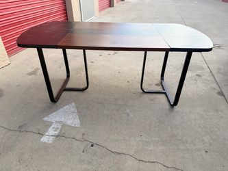 Mid Century Modern Wood Top Table