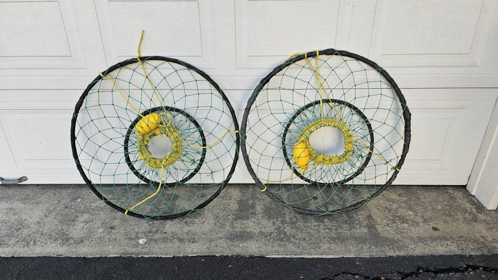 2 Complete Crab Pot Setups