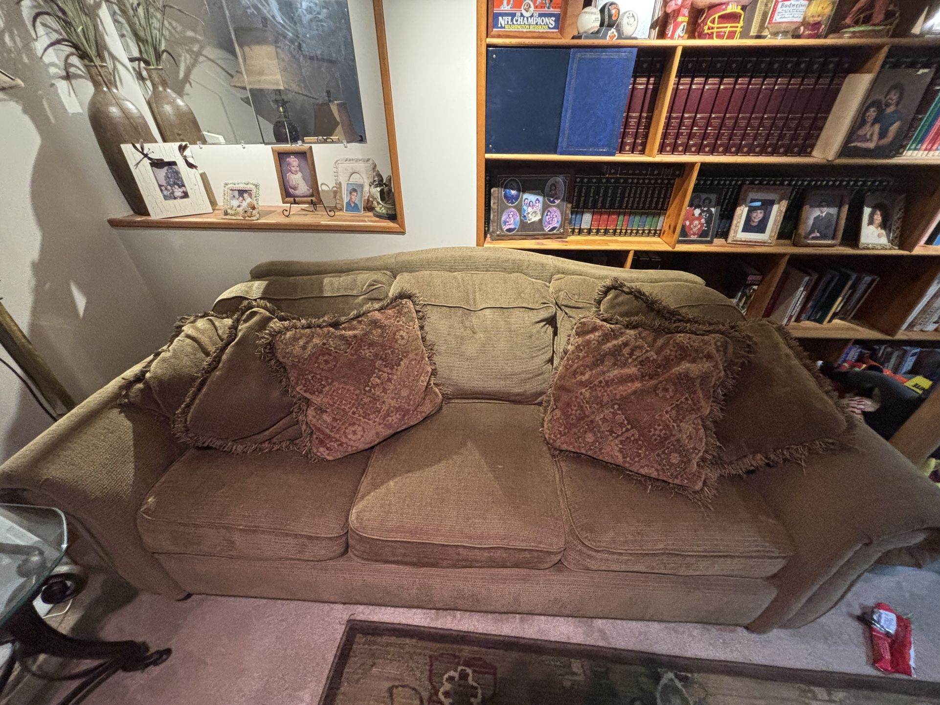 Couch and love seat