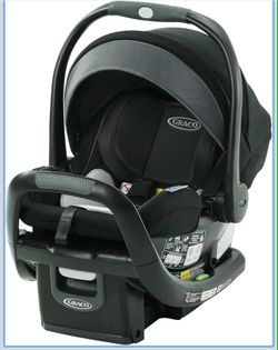 Graco SnugRide SnugFit DLX Infant Car Seat, Baby Car Seat Rear Facing with Anti Rebound Bar, Carseat with Adjustable Base and 5 Recline Positions, Spe