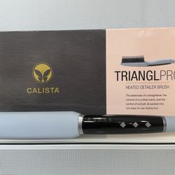 Calista TrianglPro Heated Detailer Brush ( River Blue)