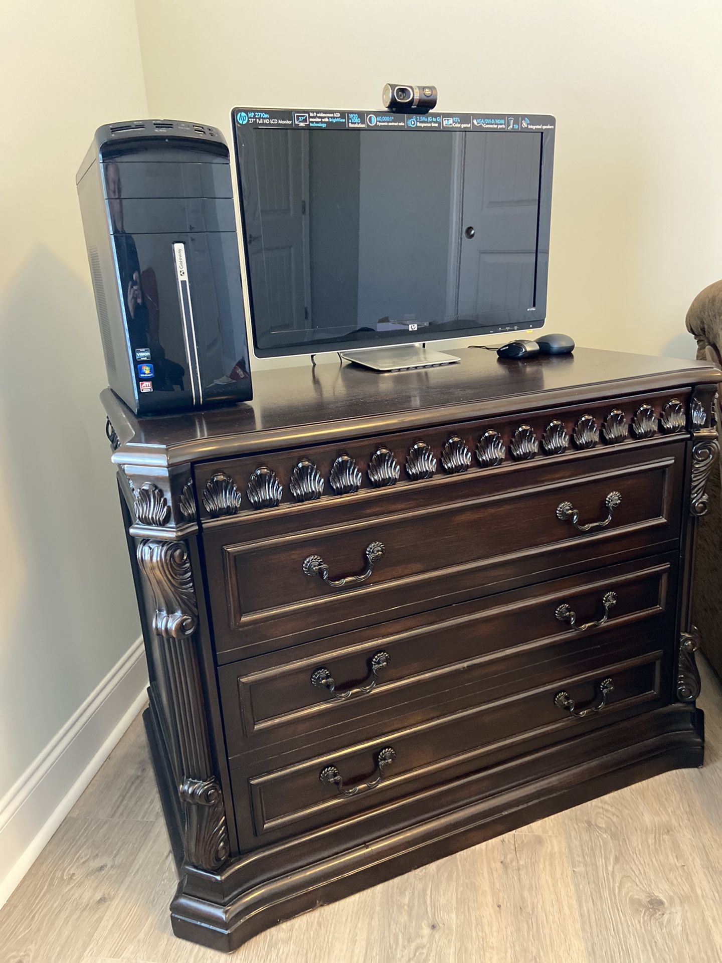 Steinhafels Office Chest/ File Cabinet/ Desk With 2 Drawers 