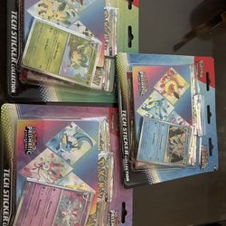 Pokemon Prismatic Evolutions Tech Sticker Collection