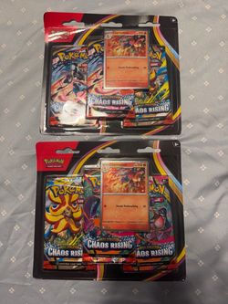 Pokemon Chaos Rising Triple Blister Pack