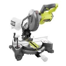 Ryobi ONE+ P553 18V Cordless 7-1/4 in. Compound Miter Saw (Tool Only)
