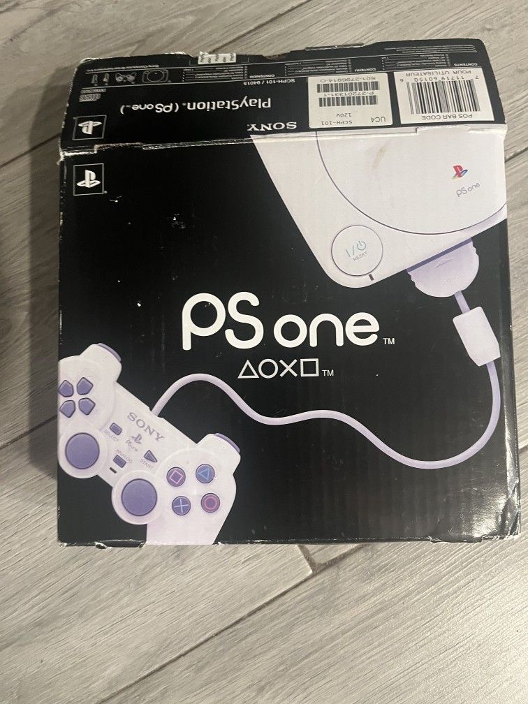 NEVER USED PS1 With LCD Screen Adapter And Controller