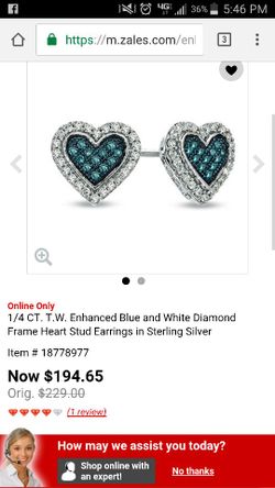 Cute diamond/silver earrings