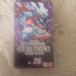 One Piece Starter Deck 26: PURPLE/BLACK Monkey.D.Luffy