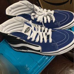 New Blue Lighting Vans Size 6 Boy/ Men
