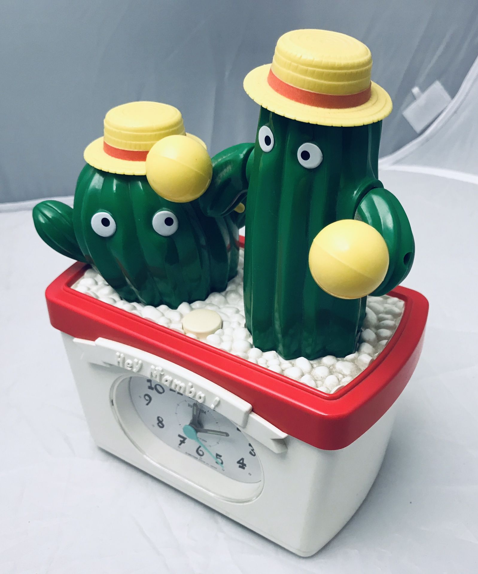 Rythym Speak up alarm clock top Hey Mambo cactus