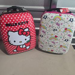 Hello Kittly Luggage With Roller