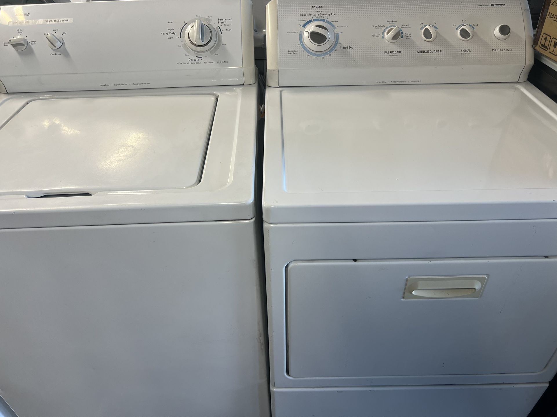 Kenmore Set Of Washer And Dryer