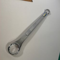 Pittsburgh Double End Box Wrench Hitch Ball Wrench 1 1/8" - 1 1/2" Chrome Large