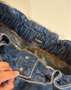 Woman's Jean shorts size2/R MIDI Super high rise