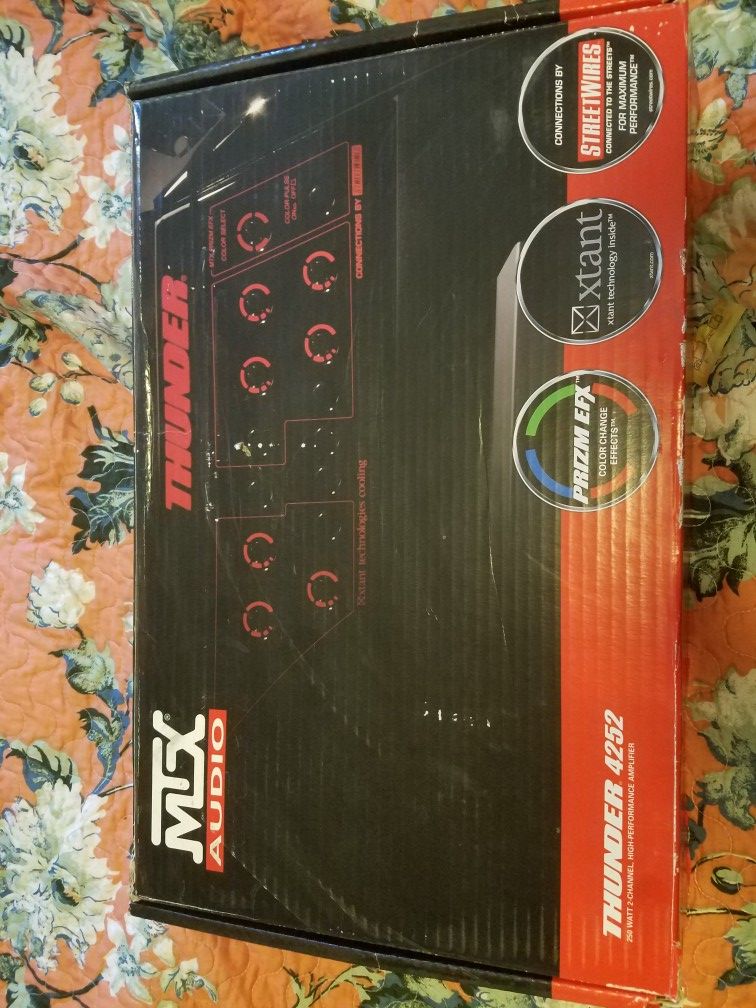 MTX AUDIO THUNDER 4252 250 WATT 2-CHANNEL AMP