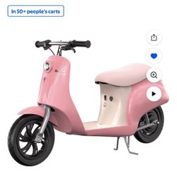 Razor Pocket Mod Miniature Euro-Style Electric Scooter - Capri Pink, 24V, up to 15 mph, for Child 8+