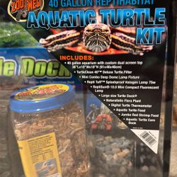 40 Gallon Aquarium With Custom Dual Screen Top 36”Lx18”H(91x46x46cm)