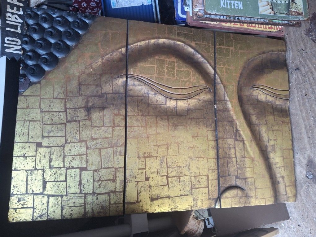 Large Heavy Buddah Wall Decor