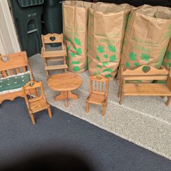 Wooden Dolls Size Furniture 