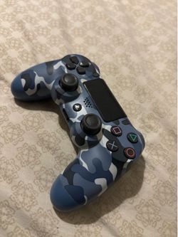 ps4 controller camo blue