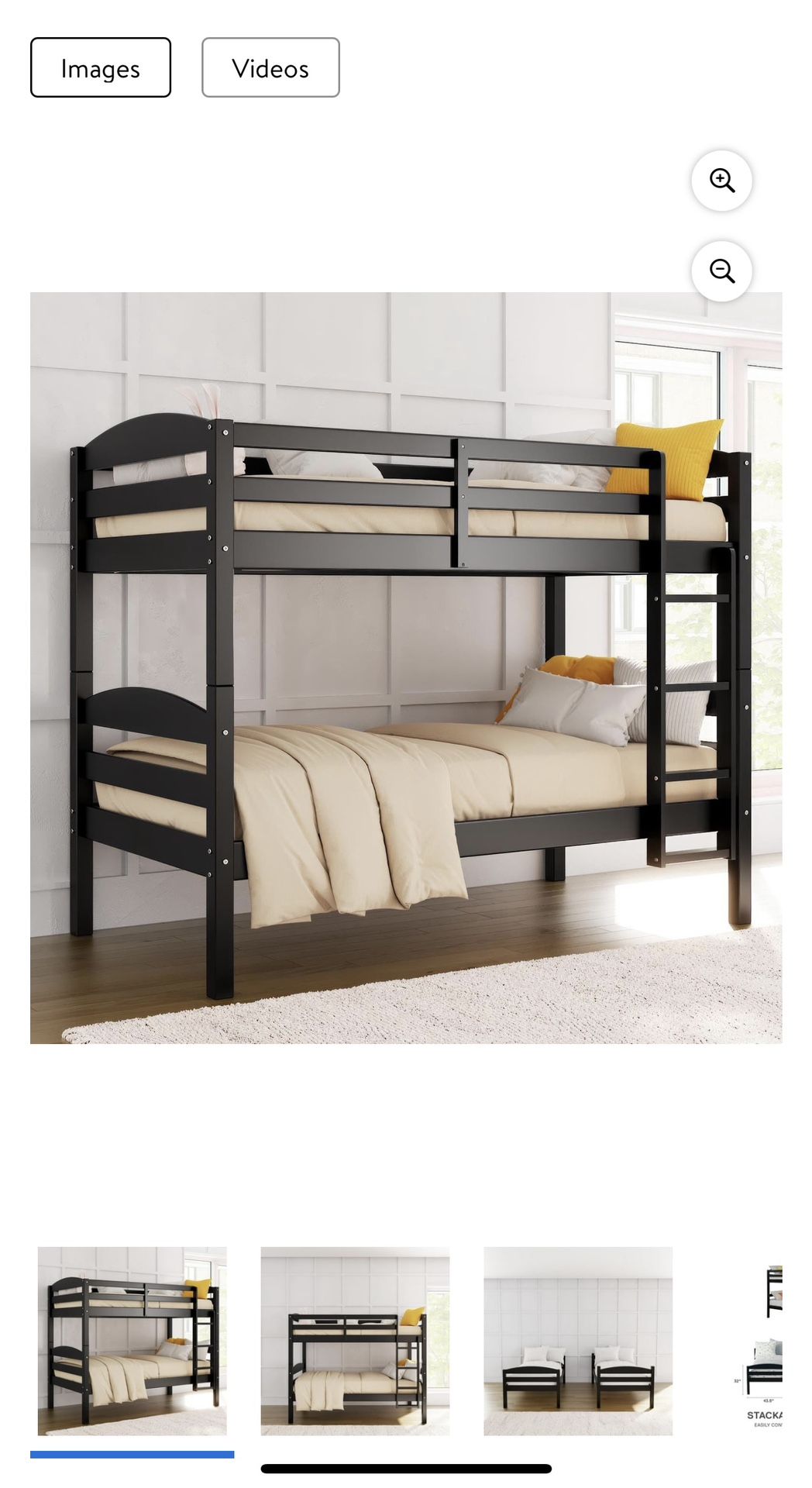 twin bunk bed 