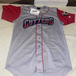 Luis Amaro Williamsport Cutters Game Used Jersey Wilson Gray 2011 W Coa Sewn