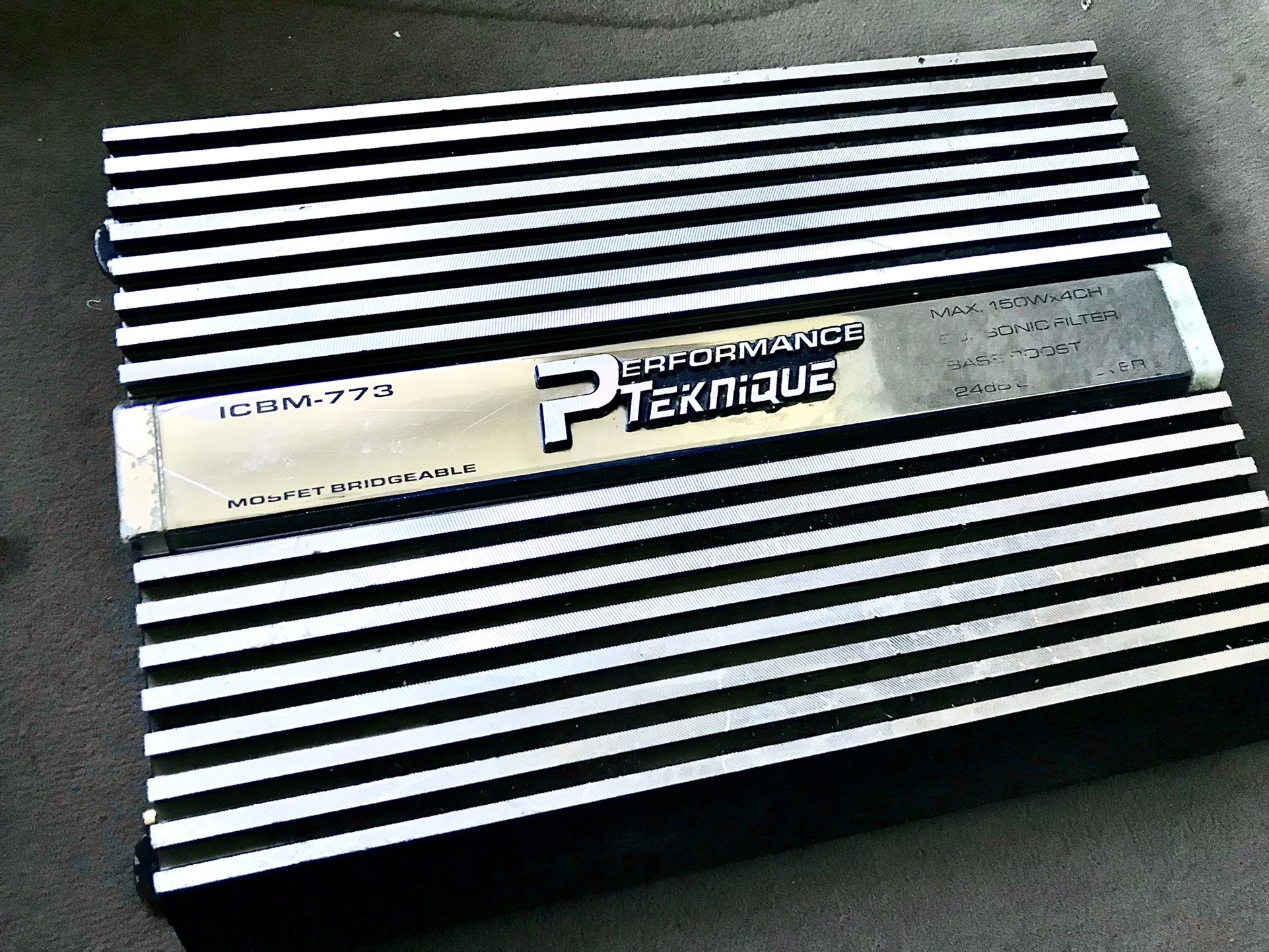 ICBM-773 Performance Teknique 4 Ch. 600 Watt Amplifier