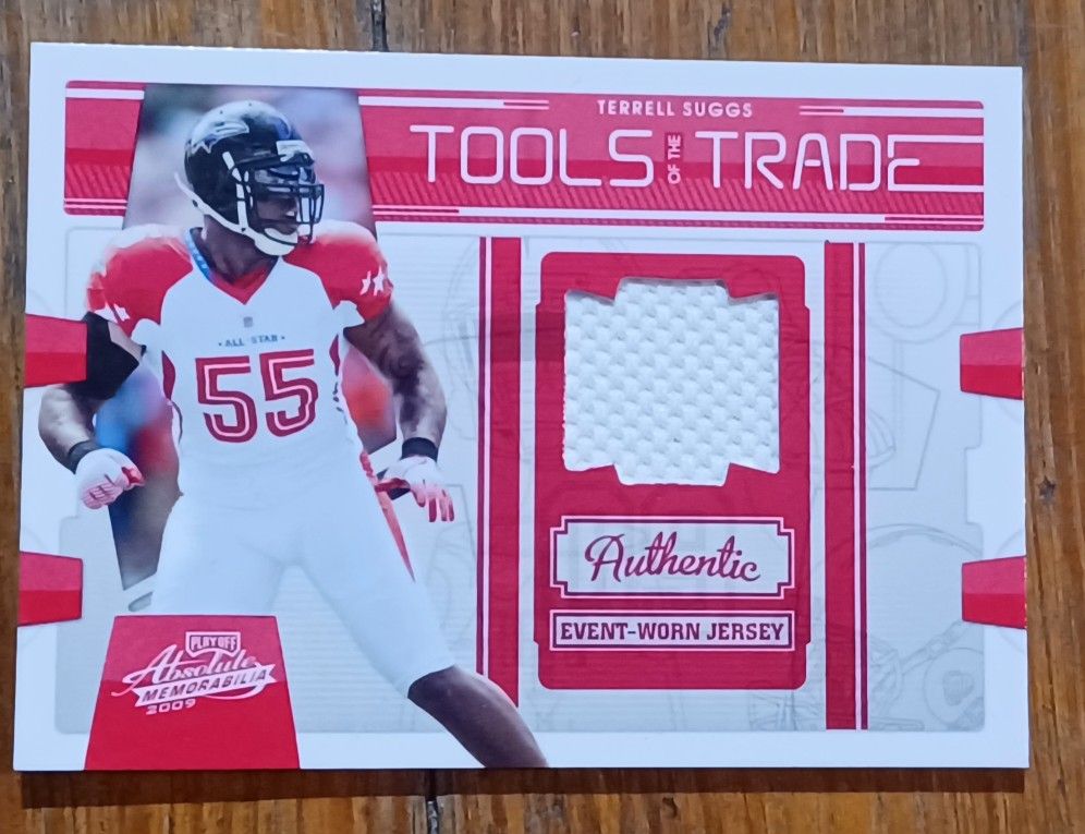 Terrell Suggs 227/250  Jersey Tools Of The Trade Event Worn Baltimore Ravens 