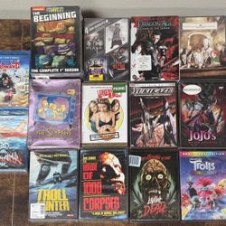 NEW and SEALED DvDs and Blu Rays $5 each