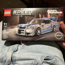 Paul Walker Fast & Furious Lego Nissan 