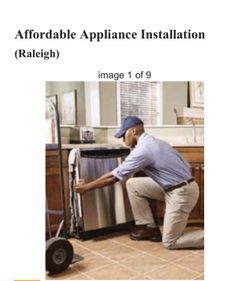 Dishwasher and microwave installation