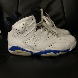 Air Jordan 6 Retro 2014 Sport Blue Size 9 Men’s