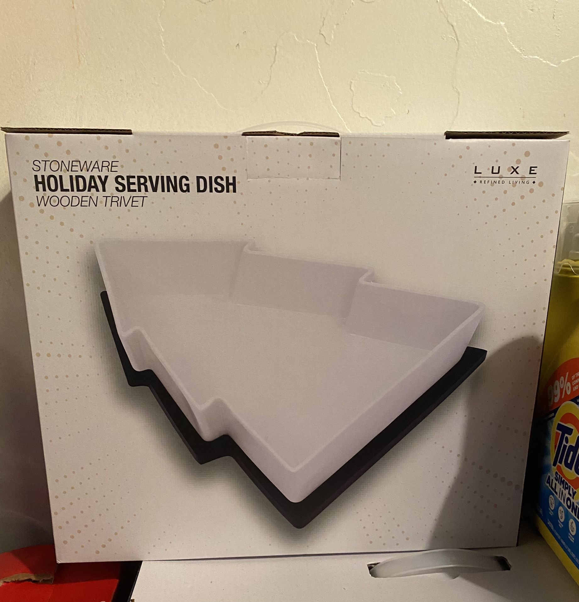 Holiday serving tray 