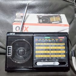 NEW In Box OFX Portable Battery Radio And Speaker