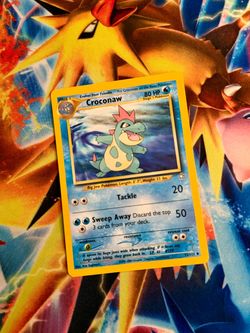Pokemon Croconaw #32/111 Unlimited Neo Genesis (Ken Sugimori) Card