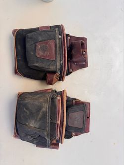 Used 2 pairs of occidental carpenter bags