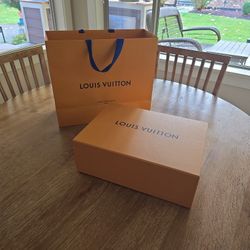Louis Vuitton Box (14x10 1/4x5)And Paper Bag ( 16x13.5x6)