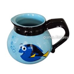 Disney Store Finding Nemo Dory Fish Coffee Pot shaped 16 ounce Ceramic Mug
