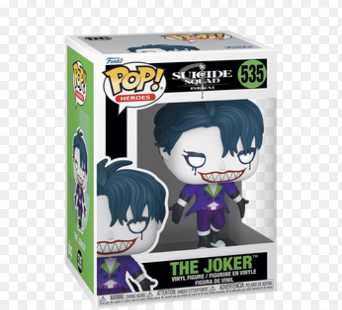 Funko Pop! DC Suicide Squad Isekai THE JOKER (544) Limited CHASE EDITION - MINT/NEAR MINT