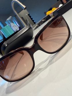 Coach Tortoise Shell Square Sunglasses