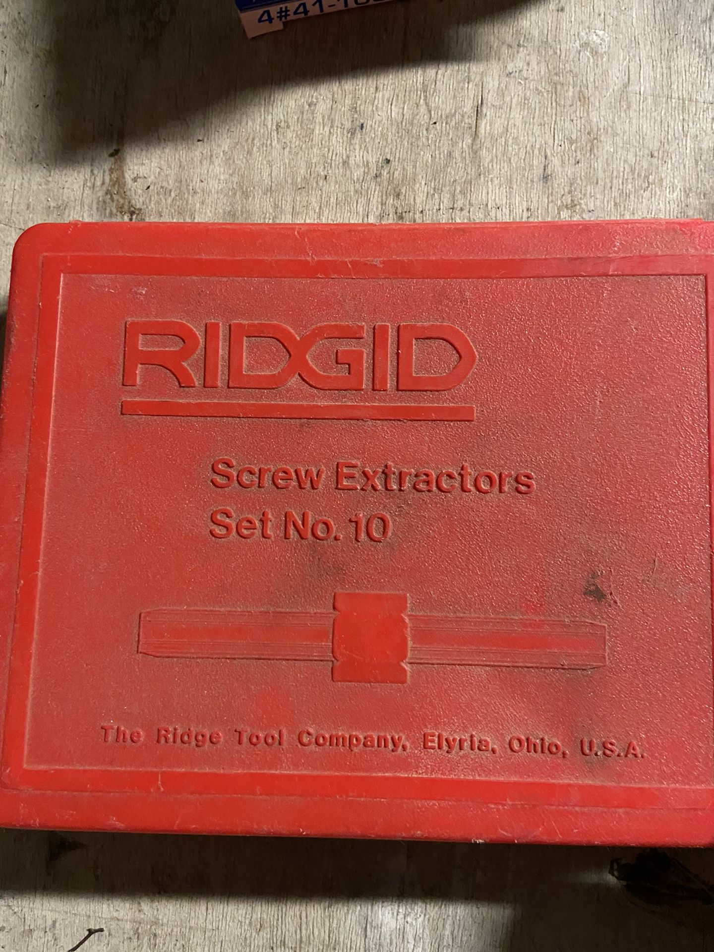 Rigid screw extractor set #10