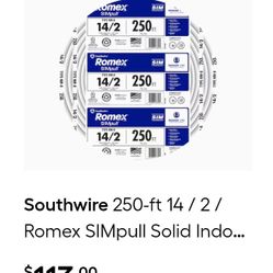 14/2 Rolmex 250'