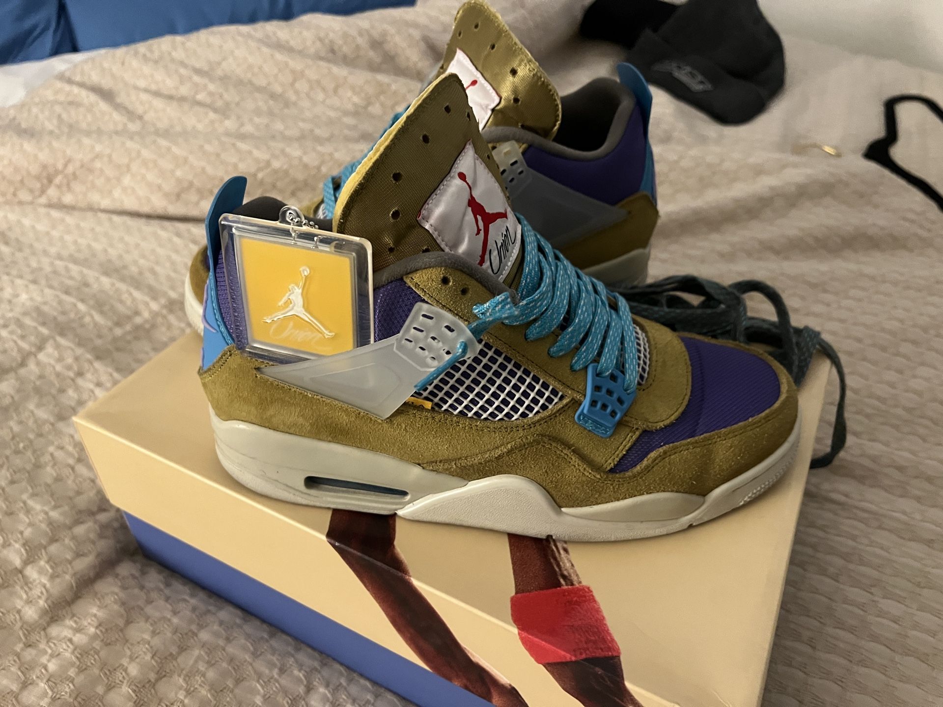 Union Air Jordan 4 Desert Moss