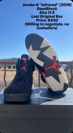 Air Jordan 6 Infrared 2019 Size 11.5