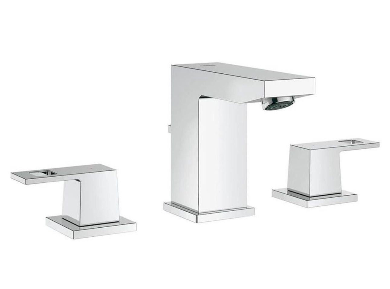 Grohe (contact info removed)A Eurocube 8 in. Widespread 2-Handle 3-Hole Bathroom Faucet - READ