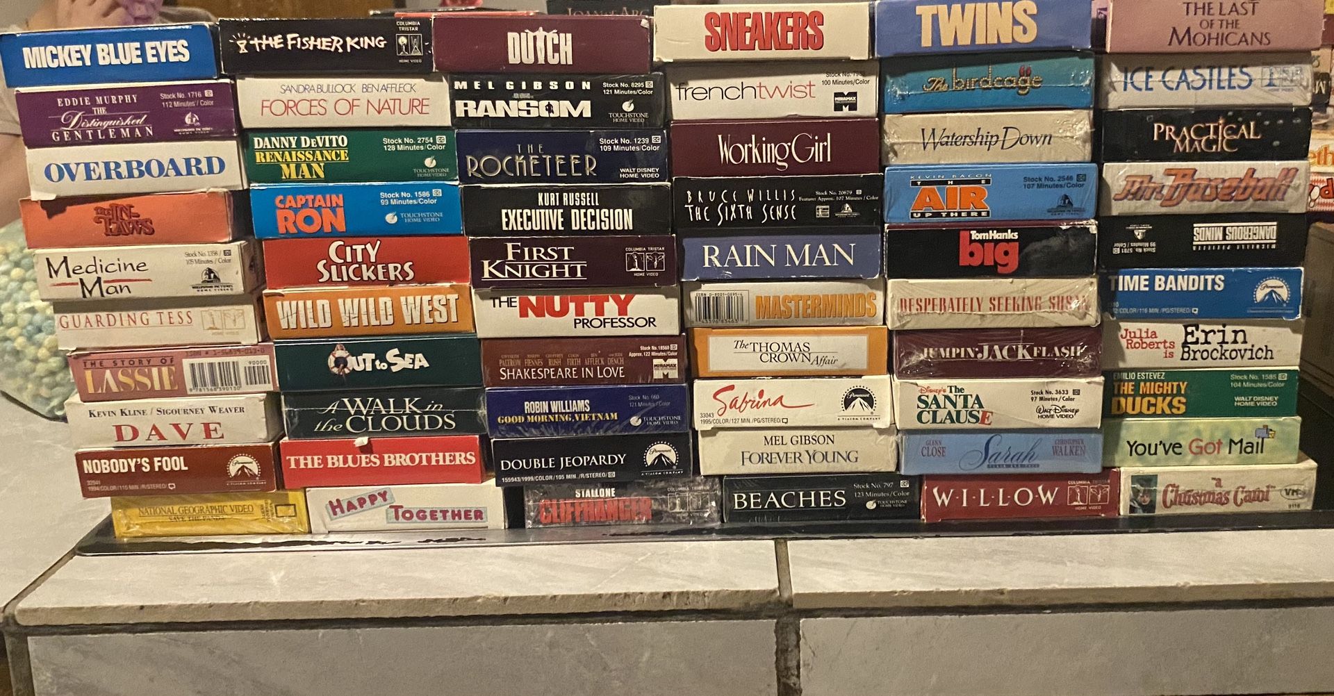 Vhs Movies Lot