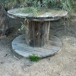 Large Wooden Spools