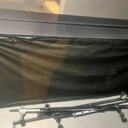 King Box Spring And Metal Frame 