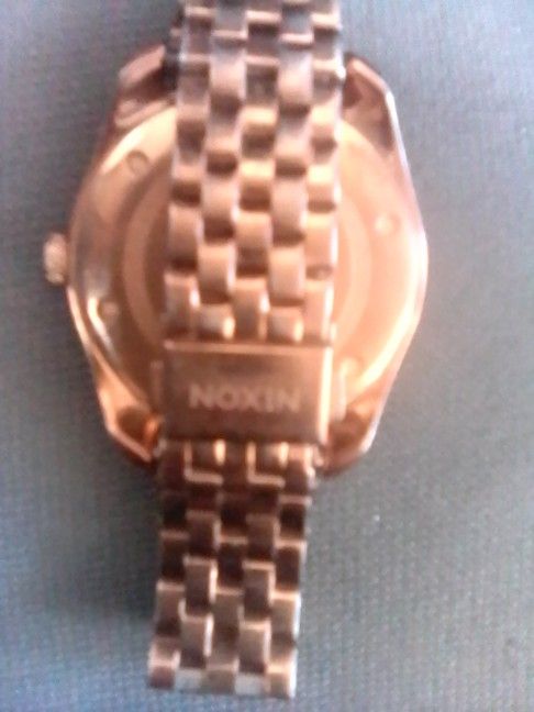 Rose Gold Nixon Watch For Woman
